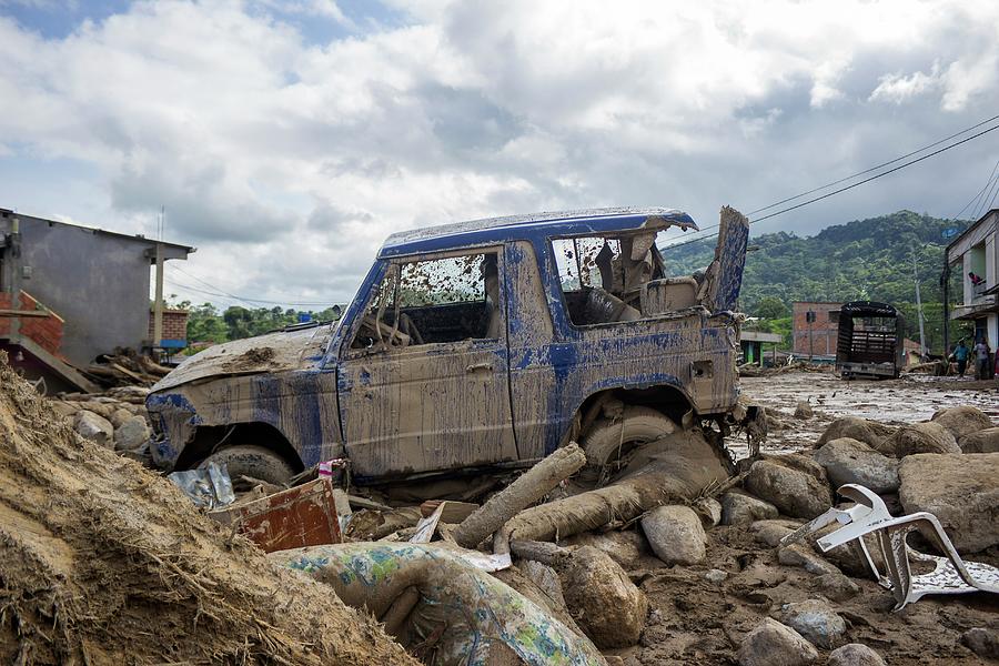 Landslide Aftermath Photograph By Daniel Garzon Vw Pics Science Photo