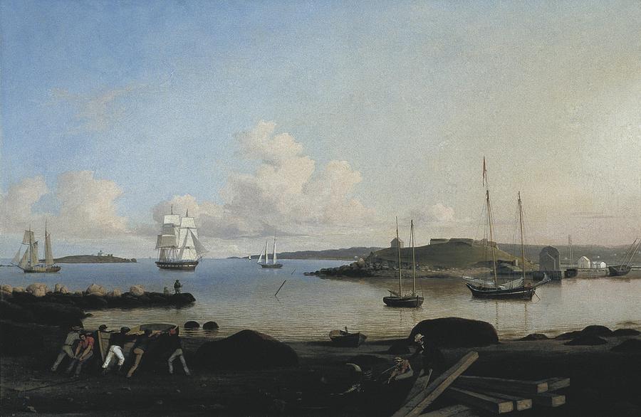 Landscape Photograph - Lane, Fitz Hugh 1804-1865. The Fort by Everett