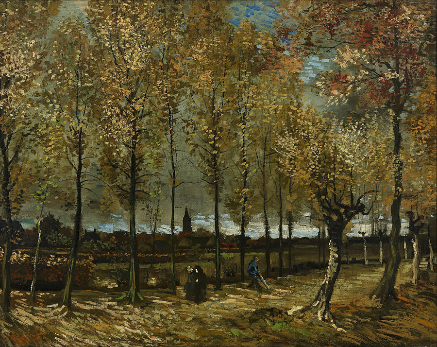 Lane with Poplars near Nuenen Painting by Vincent van Gogh