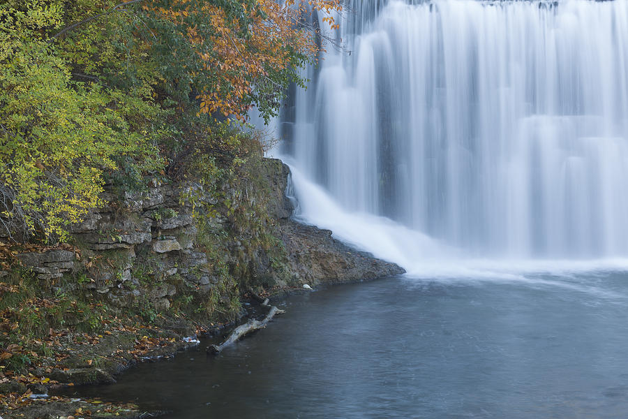 Fall Photograph - Lanesboro Dam 13 by John Brueske