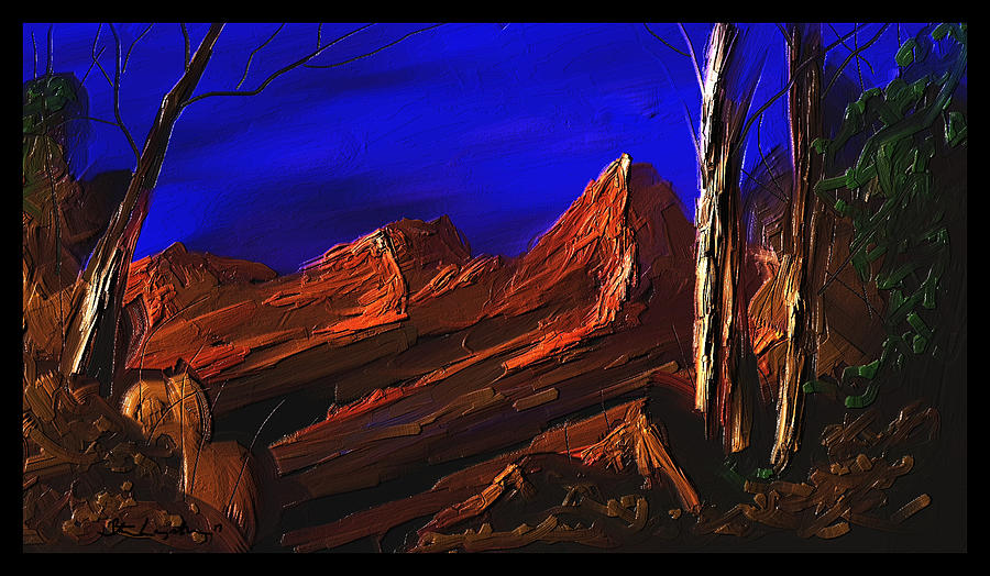 Lang Mountain Painting by Steven Lebron Langston