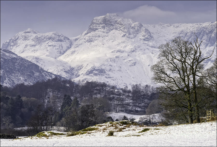 Landscape Photograph - Langdales View From Elterwater. by George Hodlin Landscape Photograph - Langdales View From Elterwater. by George Hodlin
