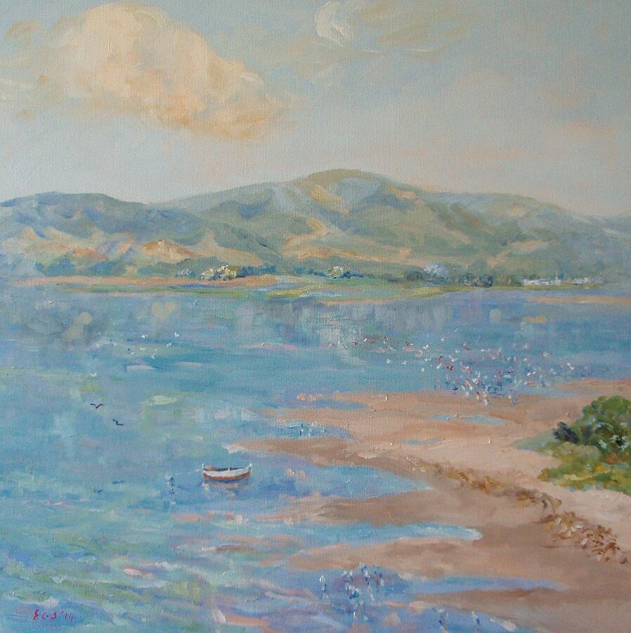 Langebaan Lagoon Painting by Elinor Fletcher