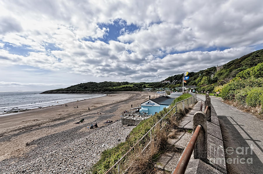 Langland Bay Gower Swansea Photograph by Steve Purnell