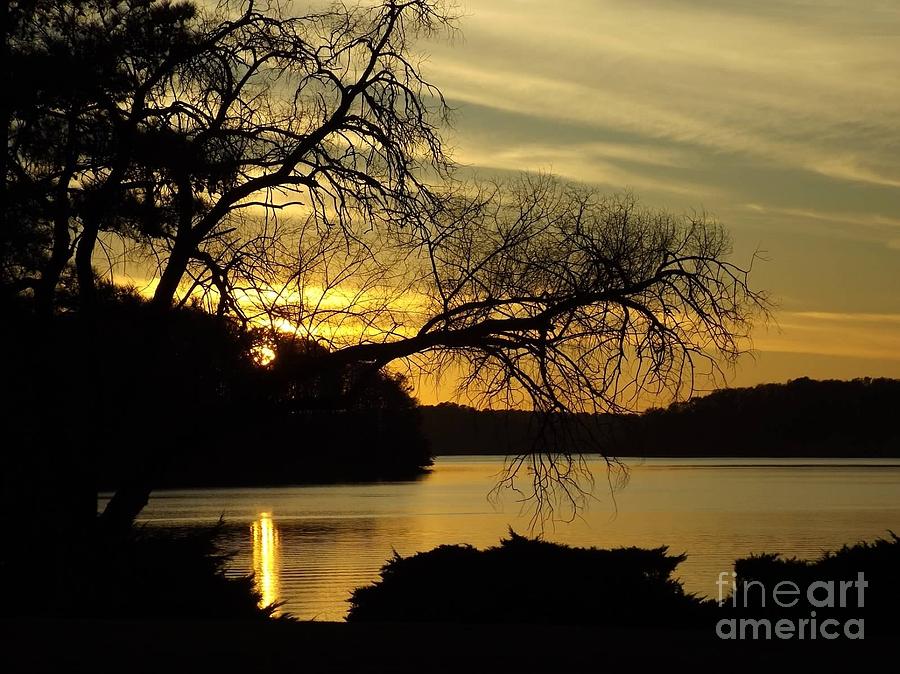 Sunset Photograph - Lanier Sunset by Amanda Miller