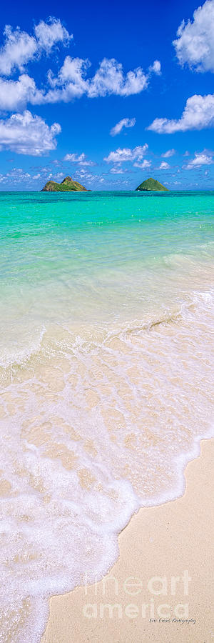 Lanikai Beach Foamy Waves 3 to 1 Ratio Photograph by Aloha Art