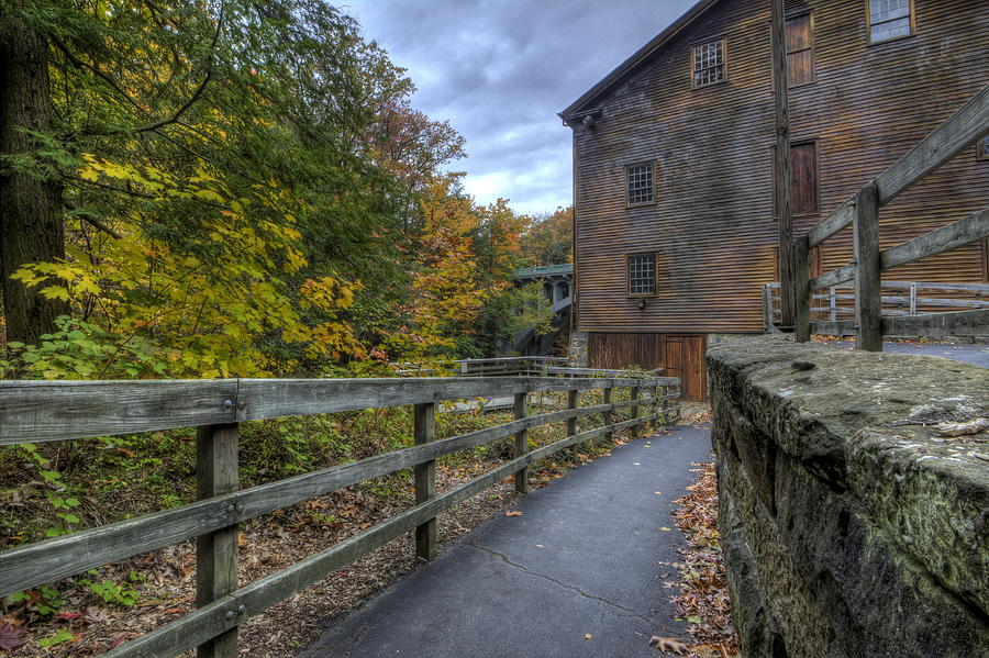 Lantermans Mill in Fall Photograph by David Dufresne