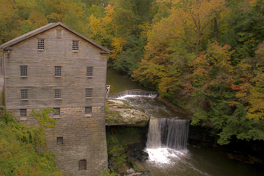 Fall Photograph - Lantermans Mill by Jack R Perry