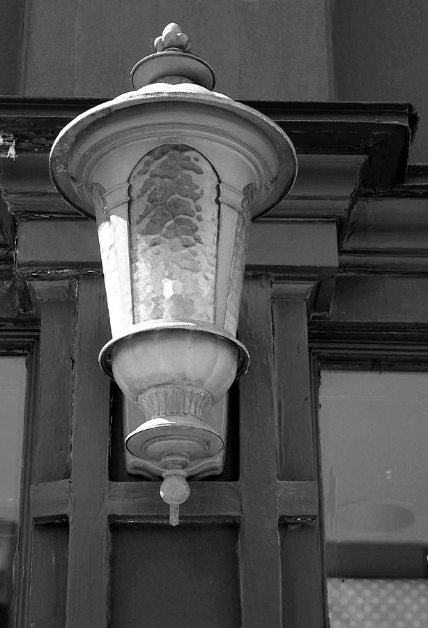 Lantern Port Huron 5 BW Photograph by Mary Bedy