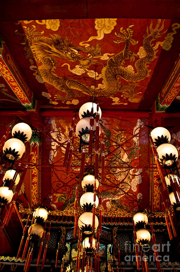 Lanterns and Dragons Photograph by Venetta Archer