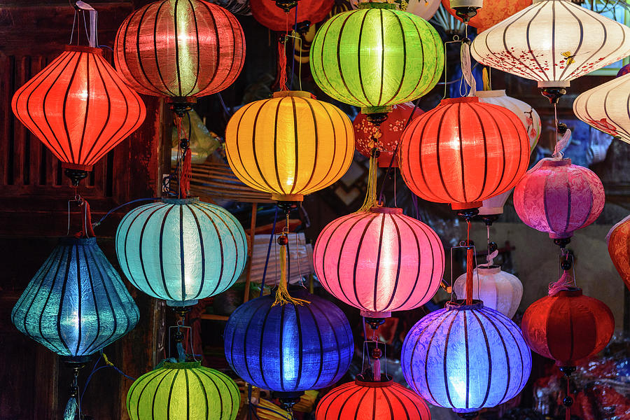 Lanterns, Hoi An, Vietnam Photograph by John Harper