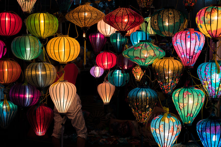 Lanterns in Hoi An city, Vietnam Photograph by Jethuynh