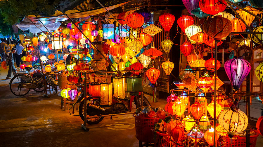 Lanterns in Hoi An, Vietnam Photograph by Holgs
