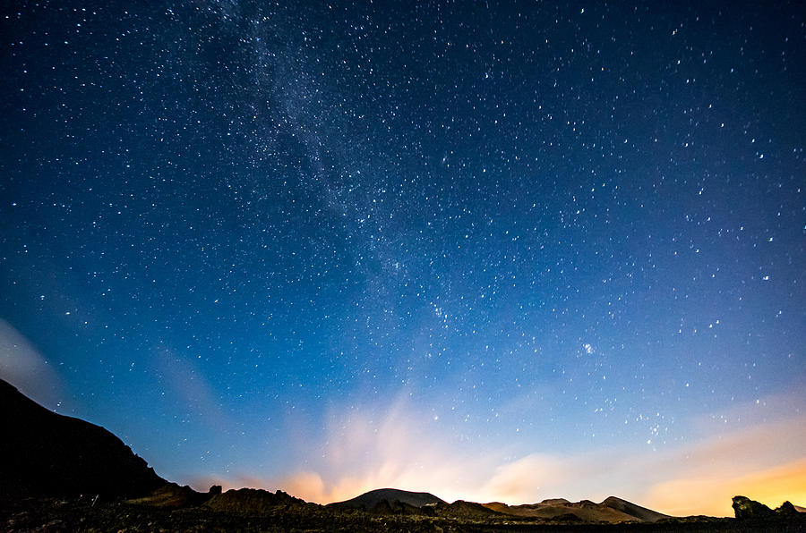 Lanzarote Night Sky Milky Way Photograph by Eloi_Omella