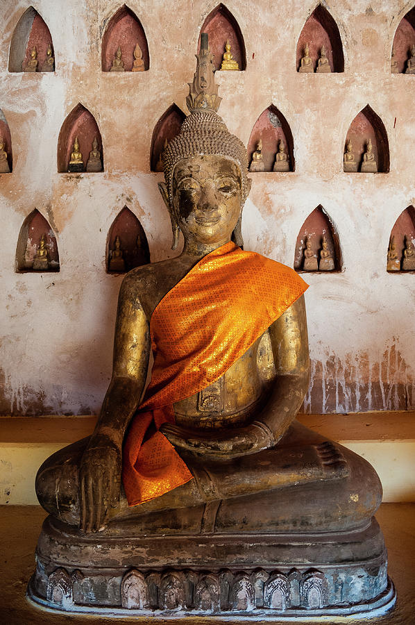 Lao Sitting Buddha Image Photograph by Matt Davies Noseyfly@yahoo.com