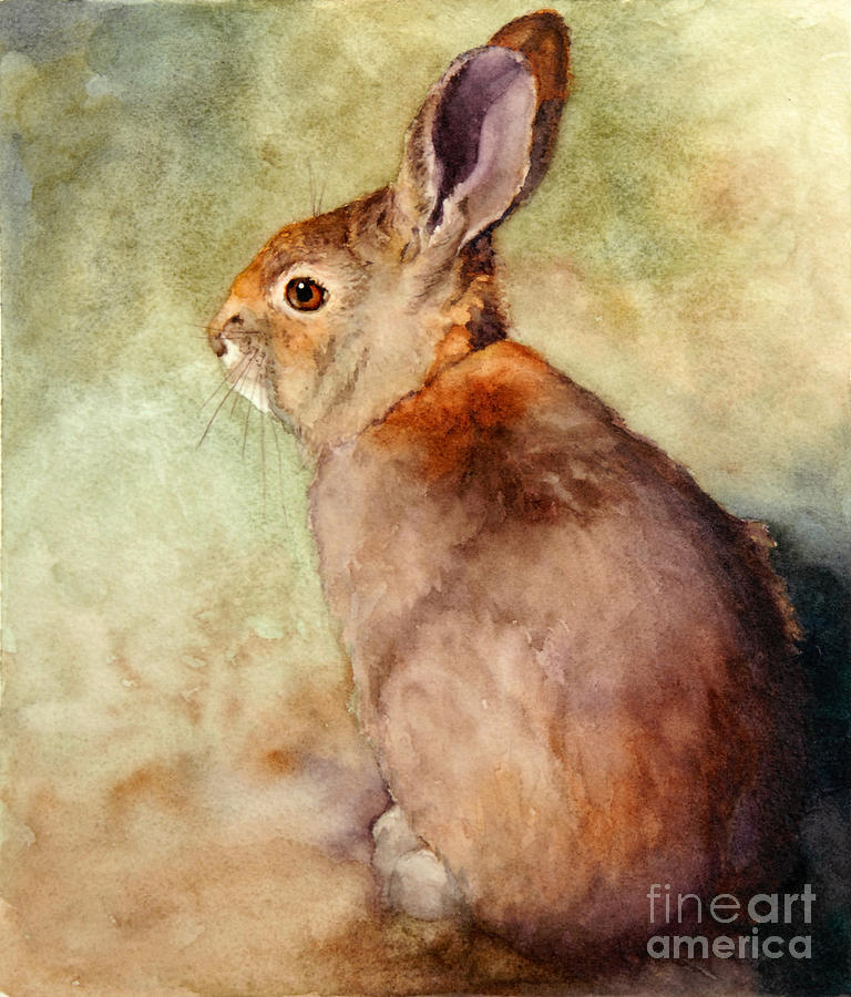 Lapin Painting by Bonnie Rinier
