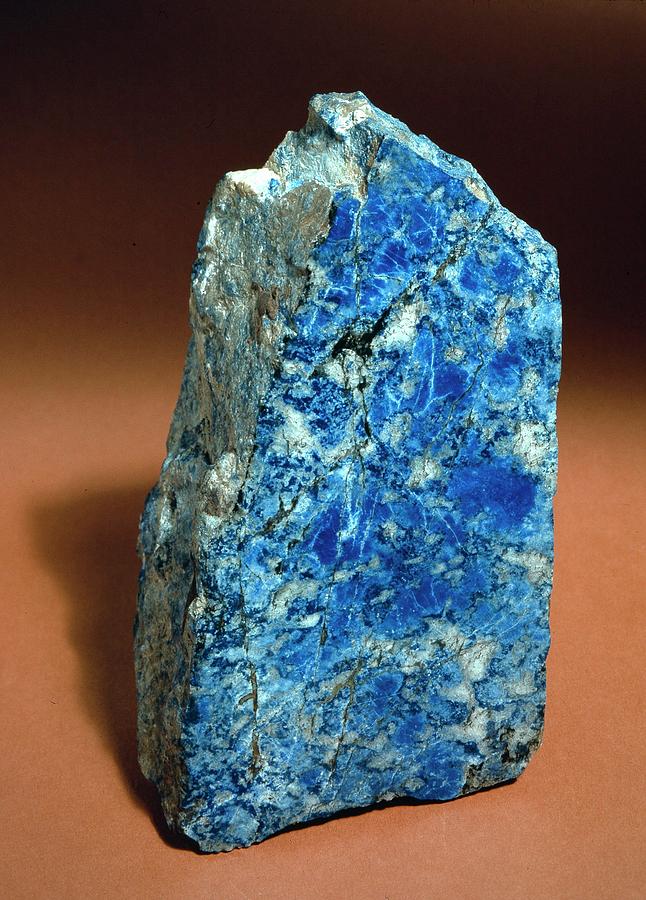 Lapis Lazuli Photograph by Natural History Museum, London/science Photo Library