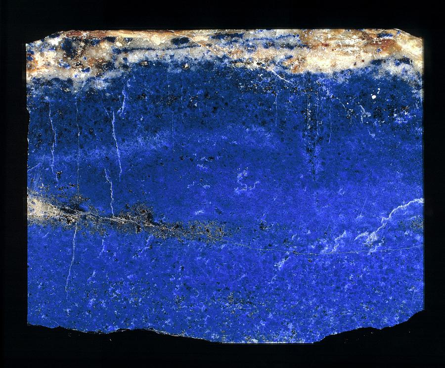 Lapis Lazuli Specimen Photograph by Natural History Museum, London/science Photo Library