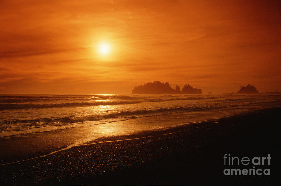LaPush Sunset 1 Photograph by Earl Johnson