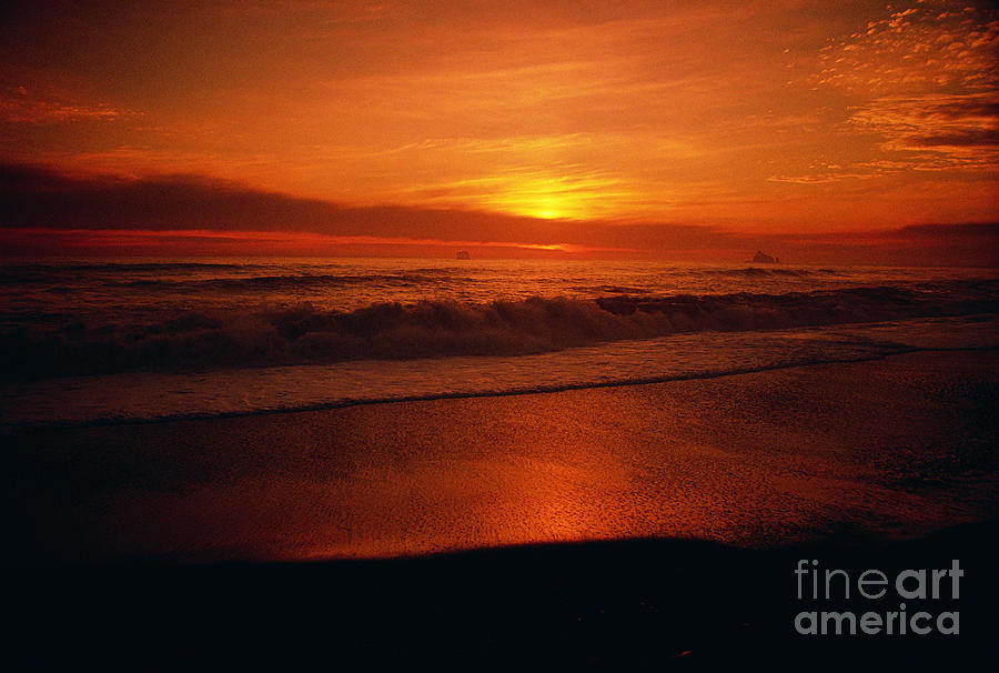 LaPush Sunset 4 Photograph by Earl Johnson