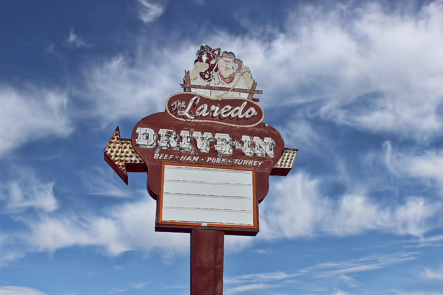 Laredo Drive In Photograph by Cathy Anderson