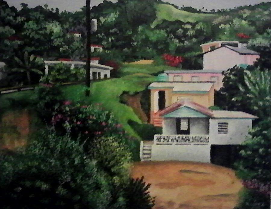 Landscape Painting - Lares Puerto Rico by Ramon Lopez Collazo