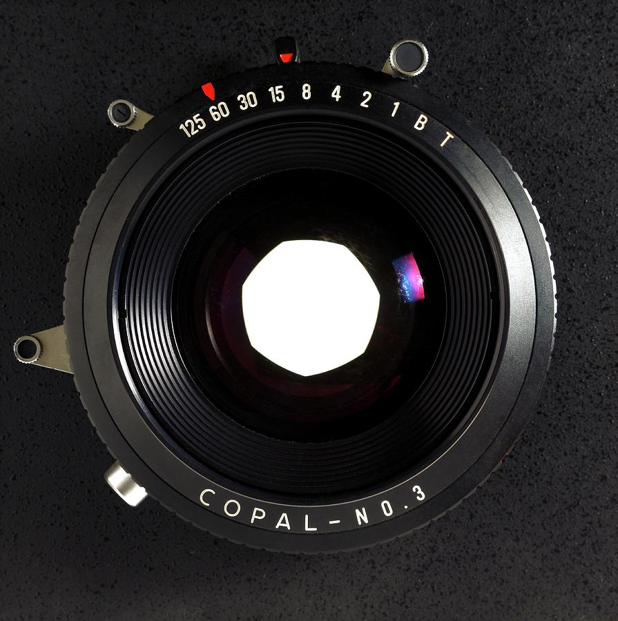 Device Photograph - Large Format Adjustable Camera Lens by Victor De Schwanberg