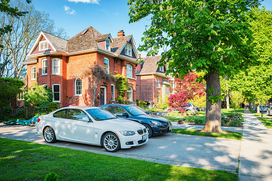 Large Homes in Dundas Hamilton Ontario Canada Photograph by Benedek