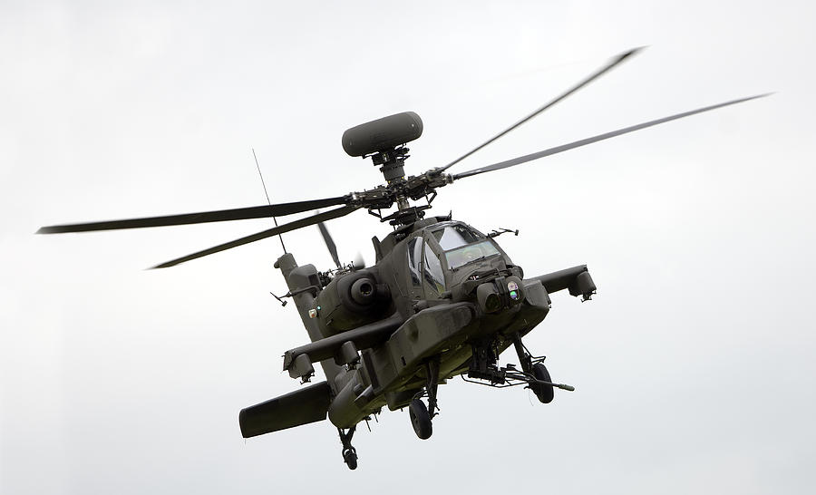 Large military helicopter in flight Photograph by RobHowarth