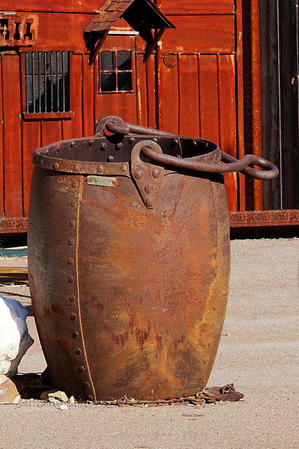 Large Mining Bucket Photograph by Phyllis Denton