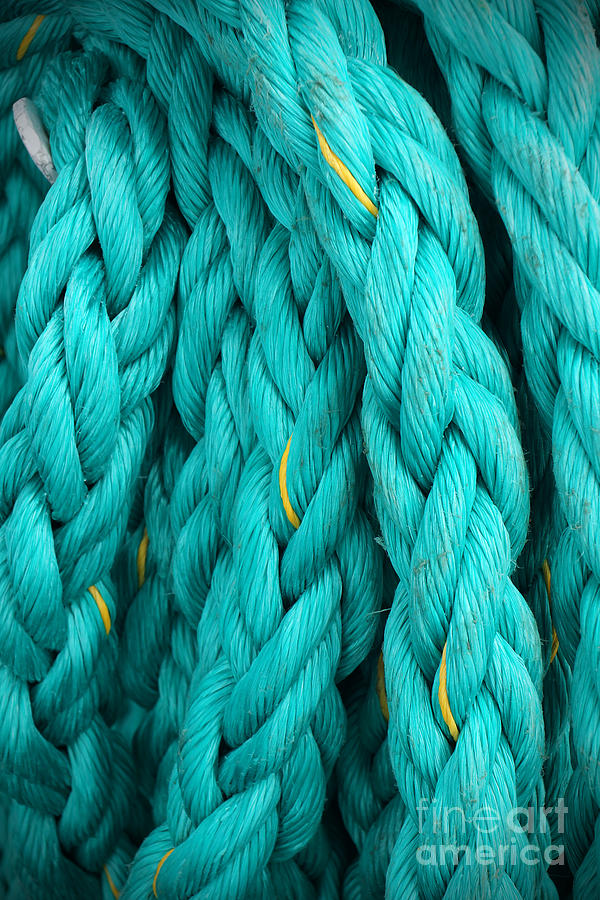 Large ship cable background Photograph by Sylvie Bouchard | Fine Art ...