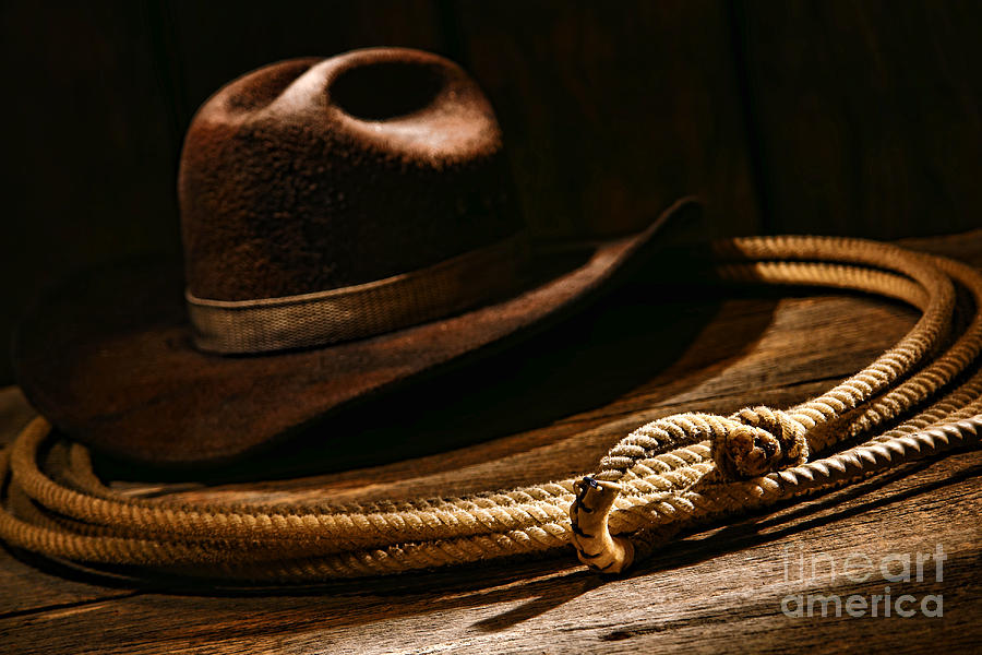 Lariat and Hat Photograph by Olivier Le Queinec