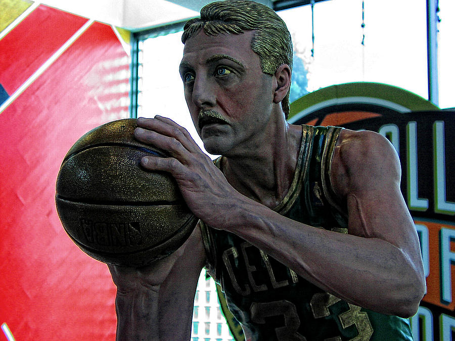 Larry Bird Photograph - Larry Bird at Hall of Fame by Mike Martin