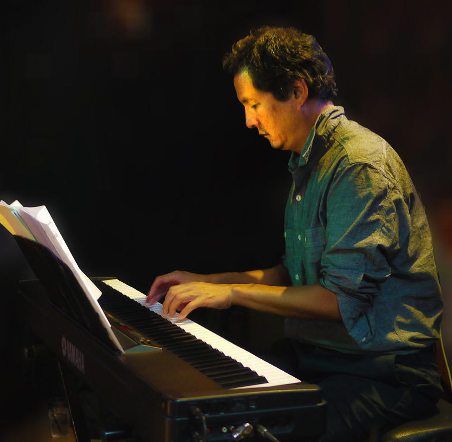 Larry Chinn on Piano Photograph by Jessica Levant