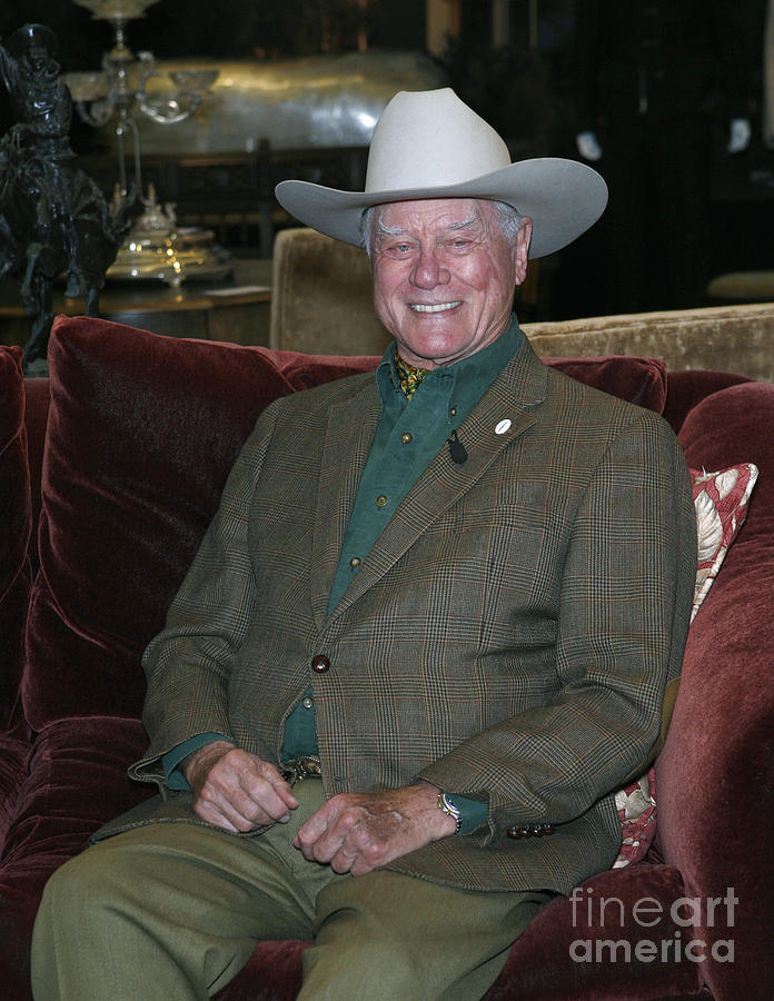 Larry Hagman Photograph by Nina Prommer