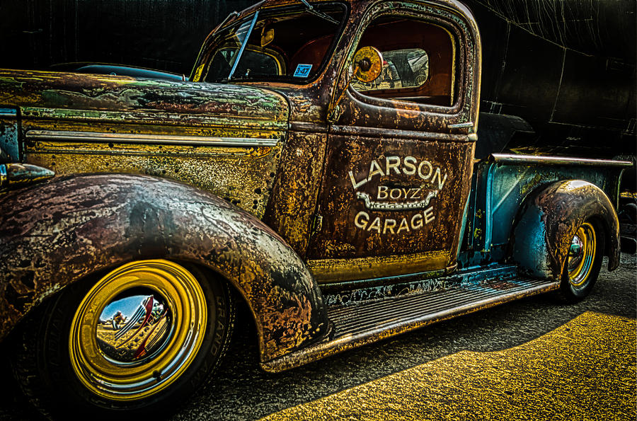 Larson Boyz Garage Photograph by Jay Stockhaus