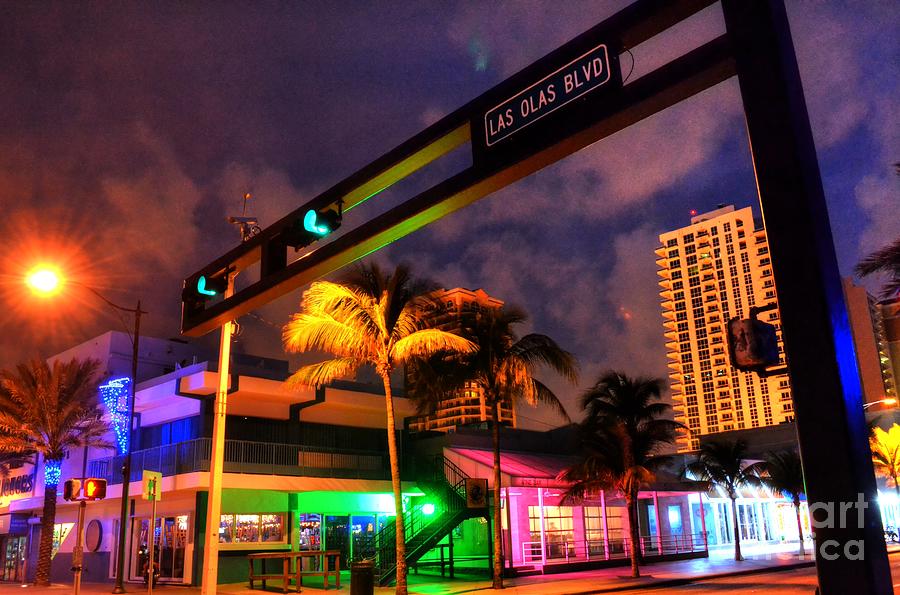 Las Olas Blvd. and A1A Photograph by Timothy Lowry