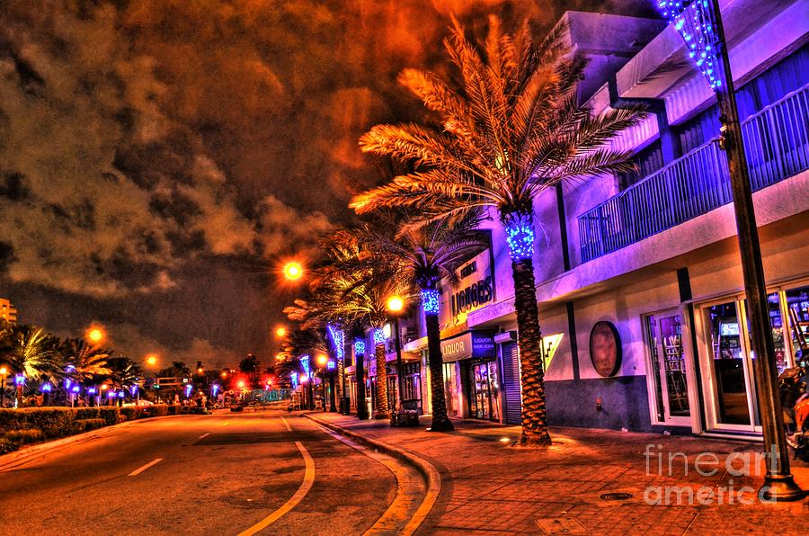 Las Olas Blvd - Fort Lauderdale Photograph by Timothy Lowry