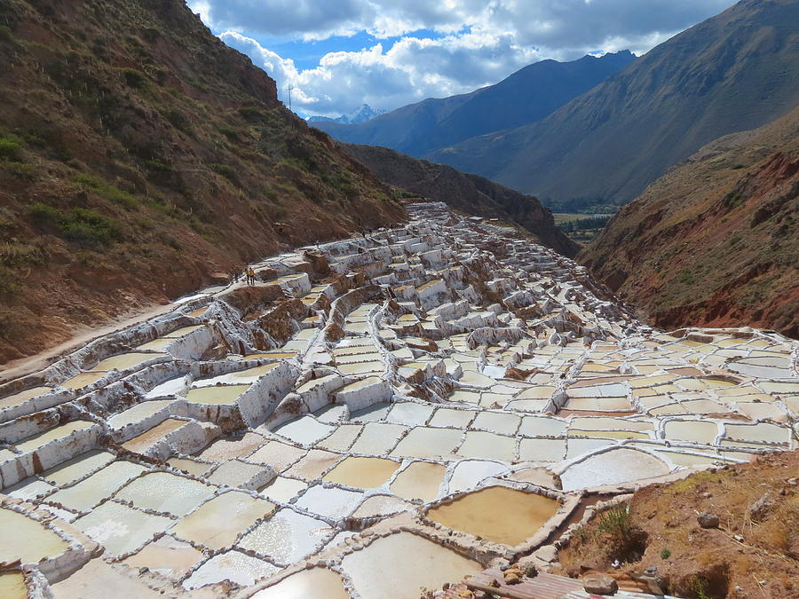 Las Salineras Salt Mines Photograph by Teresa Lambert