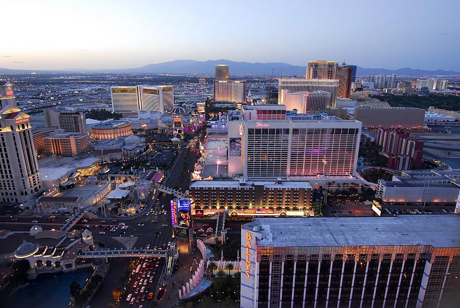 Las Vegas at Twilight Photograph by Willie Harper