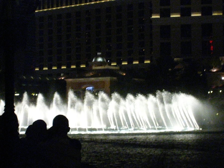 Fountain Photograph - Las Vegas - Bellagio Casino - 121214 by DC Photographer
