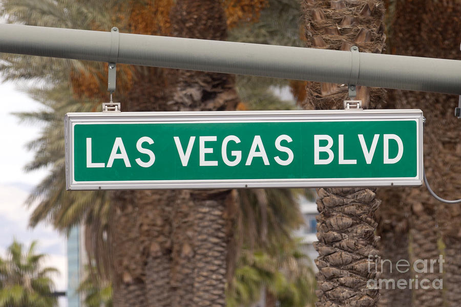 Las Vegas Boulevard Sign Photograph by Anthony Totah