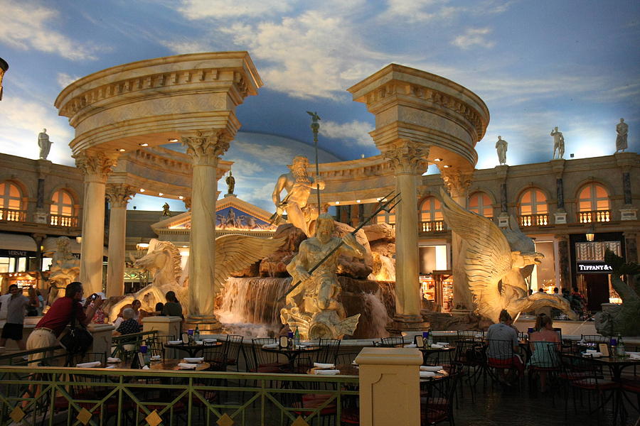Greek Photograph - Las Vegas - Caesars Palace - 121211 by DC Photographer