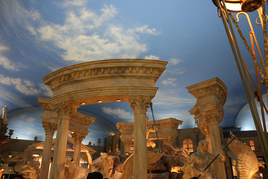 Greek Photograph - Las Vegas - Caesars Palace - 121212 by DC Photographer
