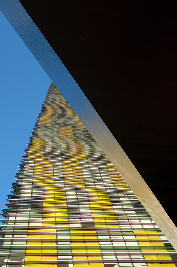 Las Vegas Building Design Shower Curtain by Mitch Diamond 