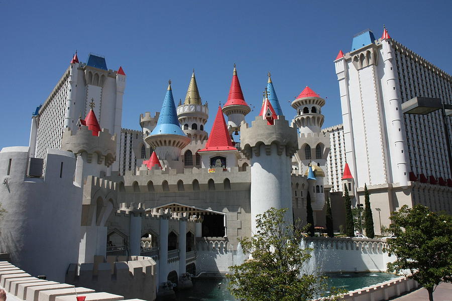 Castle Photograph - Las Vegas - Excalibur Casino - 12122 by DC Photographer