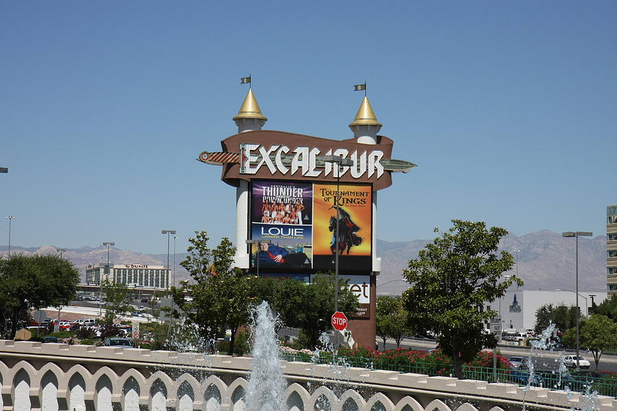 Castle Photograph - Las Vegas - Excalibur Casino - 12123 by DC Photographer