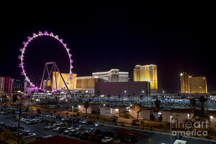 Las Vegas Ferris Wheel Photograph by Anthony Totah
