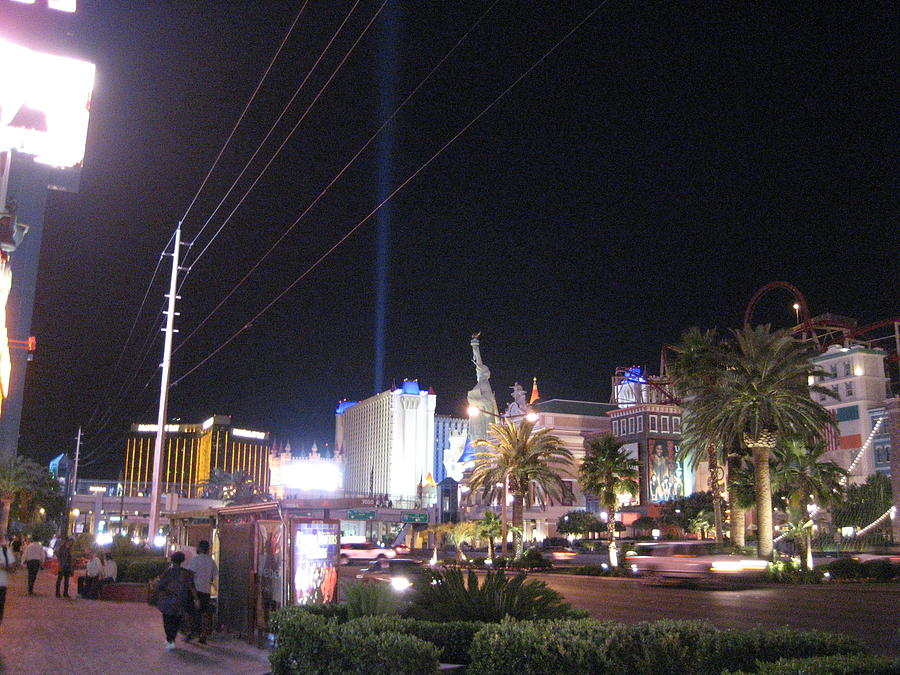 Skyline Photograph - Las Vegas - New York New York Casino - 12128 by DC Photographer