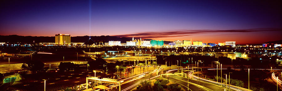 Las Vegas Photograph - Las Vegas Nv by Panoramic Images